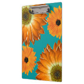 Elegante zonnebloemen klembord (Links)