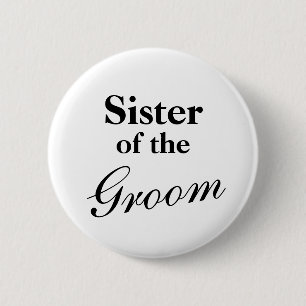 Elegante Zuster van de bruidegomknopen Ronde Button 5,7 Cm