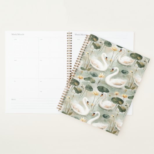 Elegante zwanen planner (Display)
