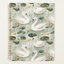 Elegante zwanen planner