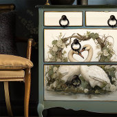 Elegante zwanen Victoriaans Boho Tissuepapier