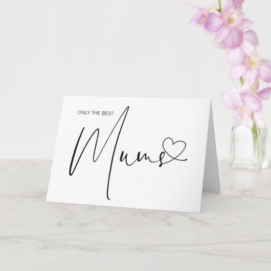 Elegante zwangerschapsaankondiging Baby onthullen Kaart (Orchidee)