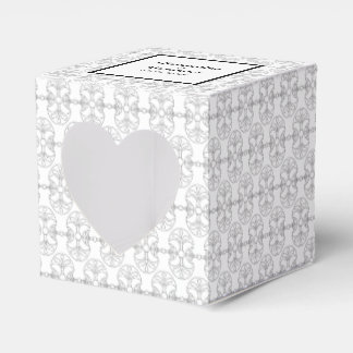 Elegante zwart-wit art-deco-stijl bedankdoosjes