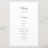 Elegante zwart-wit foto collage bruiloft (Achterkant)