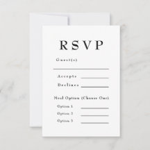 Elegante zwart-wit tijdloze bruiloft