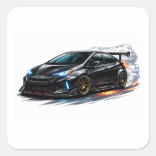 Elegante zwarte auto sticker