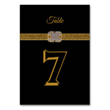 Elegante zwarte gouden glitterspin