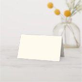 Elegante Zwarte Kalligrafie Script Trouwtafel (Achterkant)