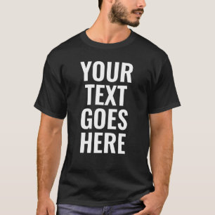 Elegante Zwarte Template Heren Beste Moderne Grote T-shirt