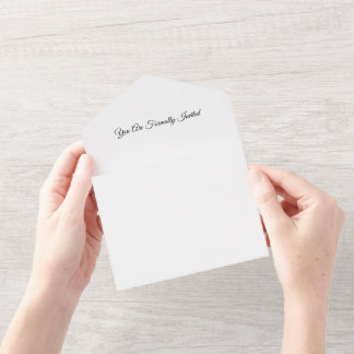 Elegante zwarte & witte luxe trouw-RSVP uitnodigin All In One Uitnodiging