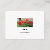 Elegante Zwitserse Brug ontwerp bruiloft Informatiekaartje (Achterkant)