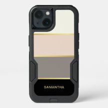 Élégantes bandes larges avec votre nom