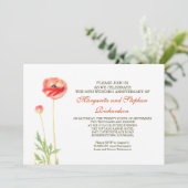 élégantes belles invitations d'anniversaire (Debout devant)