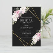 Elegantes Brautparty Boho Einladung Invitation (Debout devant)