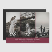 Élégantes Cartes de Faire-Part Rose Clair Collage  (Devant / Derrière)