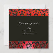 ÉLÉGANTES CARTES D'INVITATION MARIAGE MONOGRAMME E (Dos)