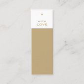 Élégantes étiquettes cadeaux (Devant)