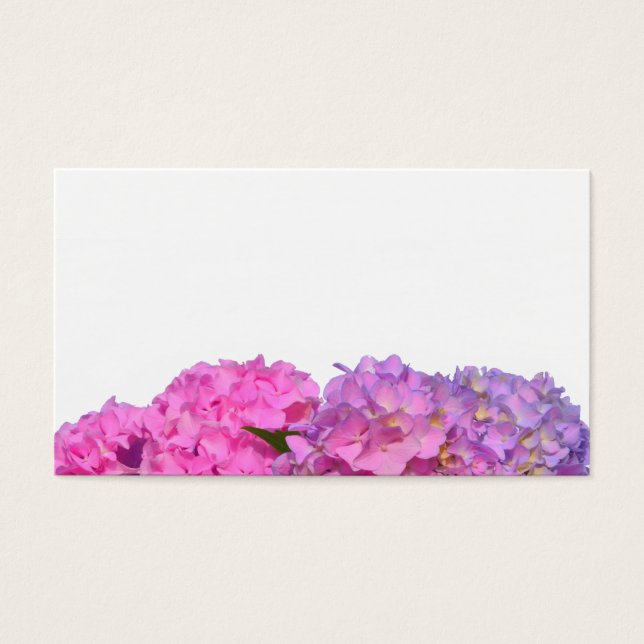 Elégantes hydrangées florales violettes rose (Devant)