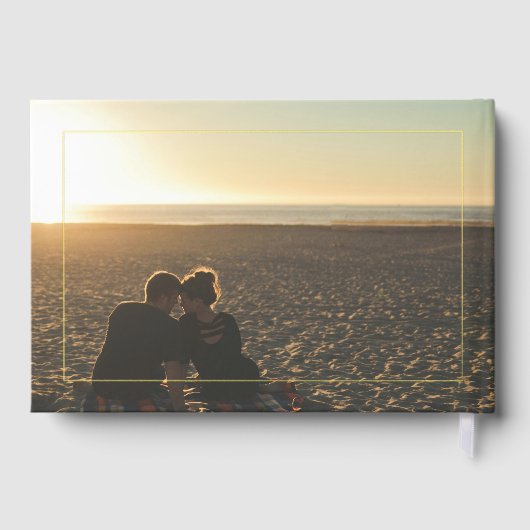 Élégantes initiales et feuille de mariage eucalypt (Verso)