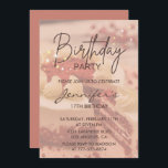 Élégantes invitations à 17e anniversaire Cake Chic<br><div class="desc">Élégantes invitations à 17e anniversaire Cake Chic Modern</div>