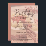 Élégantes invitations à 17e anniversaire Cake Chic<br><div class="desc">Élégantes invitations à 17e anniversaire Cake Chic Modern</div>