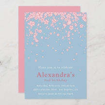Elégantes invitations de 2ème anniversaire Floral 