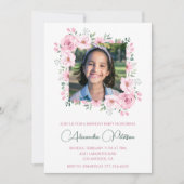 Élégantes invitations pour 11e anniversaire Photo (Devant)