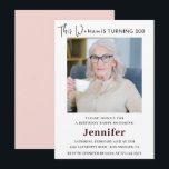 Élégantes invitations pour son 100e anniversaire P<br><div class="desc">Elégante invitation à 100e anniversaire pour sa Photo Modern</div>