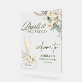 Elégantes perles et proclame Bienvenue (Angle)