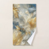 Élégantes perruques chic en or, argent, bleu, jaun (Serviette à main)