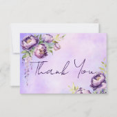 Élégantes pivoines violettes lilas glycine merci (Devant)