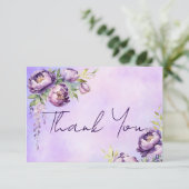 Élégantes pivoines violettes lilas glycine merci (Debout devant)