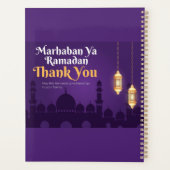 Élégantes salutations de Ramadan - Or Ramadan Kare (Dos)