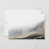 Élégantes Sélections de repas RSVP en marbre noir  (Dos)