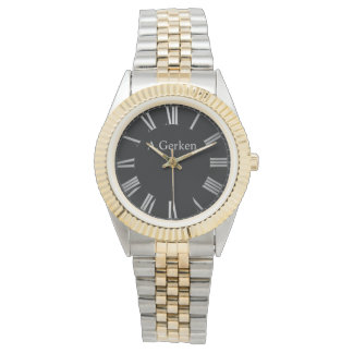 Elegantes Silber mit Personalisierten Namen Horloge