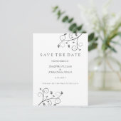 Élégantes vignes Enregistrer les cartes de dates (Debout devant)