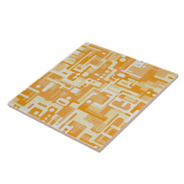 Elegantie Chique Abrikozen Textuur Tegeltje