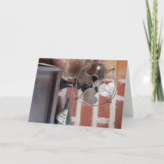  Elegantie: Classic Fan en Pottery Kaart (Voorkant)