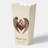 elegantie: een elegante klok en een elegant hart. bedankdoosjes (Voorkant)