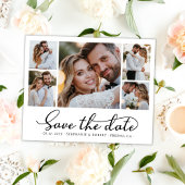 Elegantie Foto Budget Bruiloft Save The Date Kaart