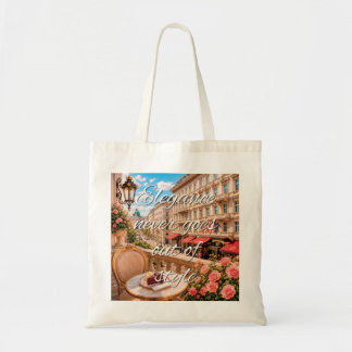 Elegantie Gaat Nooit Uit De Mode Weense Esthetiek Tote Bag
