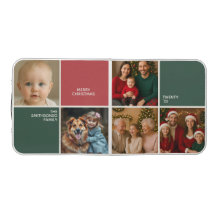 elegantie grote familie Fotocollage Kerstmis