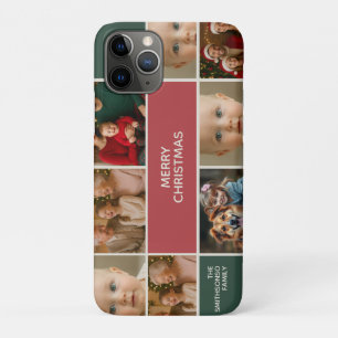 elegantie grote familie gepersonaliseerde foto's iPhone 11 pro hoesje