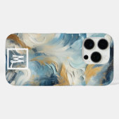 Elegantie in Acryl:  Monogram Case-Mate iPhone Case (Achterkant (horizontaal))
