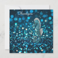 Elegantie in beweging: Aqua Seahorse op Aqua Bokeh