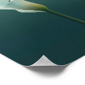 Elegantie in eenvoud: de Calla Lily Poster (Hoek)