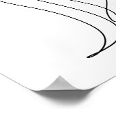 Elegantie in eenvoud poster (Hoek)