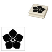 Elegantie in elk bloemblaadje: 桔梗 Blossom T-shirt Rubberstempel (Gestempeld)