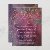 Elegantie in elke scan: QR-code die bloeit met St (Voorkant / Achterkant)