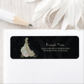 Elegantie in goud en zwart. etiket (Insitu)